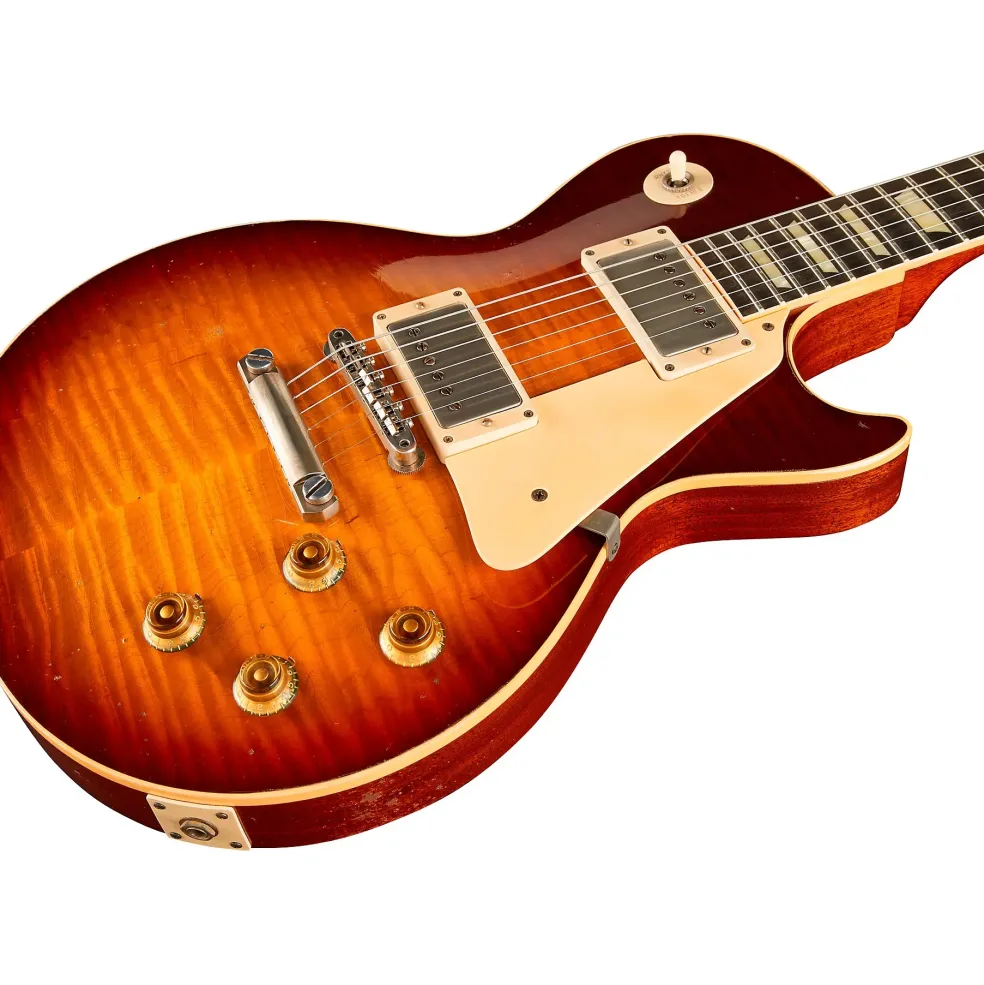 Gibson Custom 1959 Les Paul Standard Reissue Limited Edition Murphy Lab with Brazilian Rosewood Fingerboard Electric Guitar Tom's Dark Burst