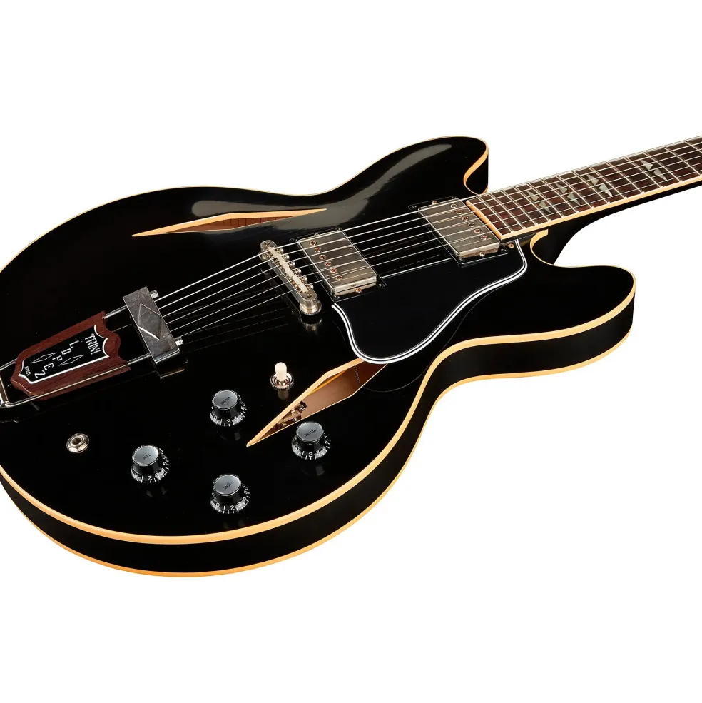 Gibson Custom 1964 Trini Lopez Standard Reissue Ultra-Light Aged Semi-Hollow Electric Guitar Ebony