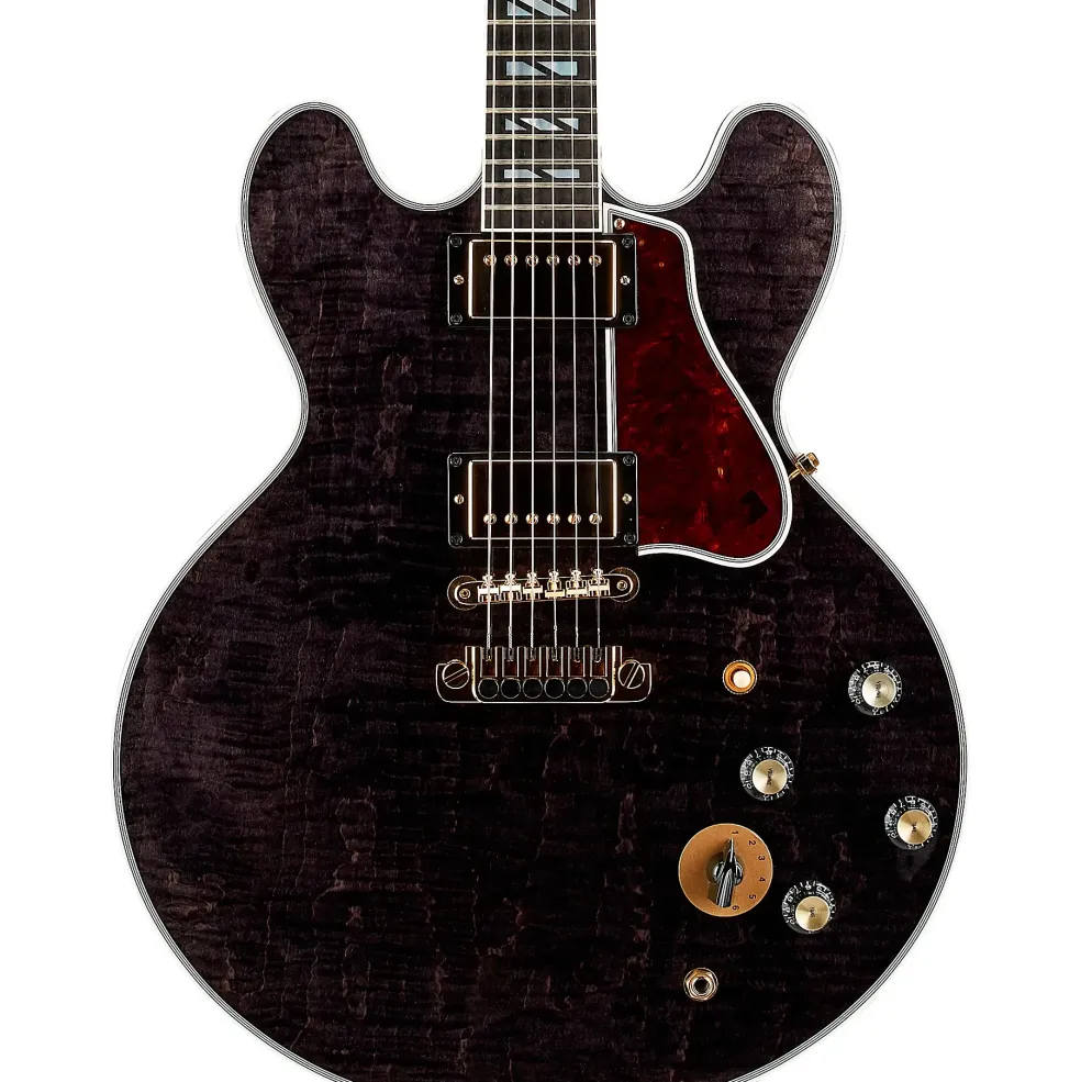 Gibson Custom B.B. King Lucille Legacy Semi-Hollow Electric Guitar Transparent Ebony