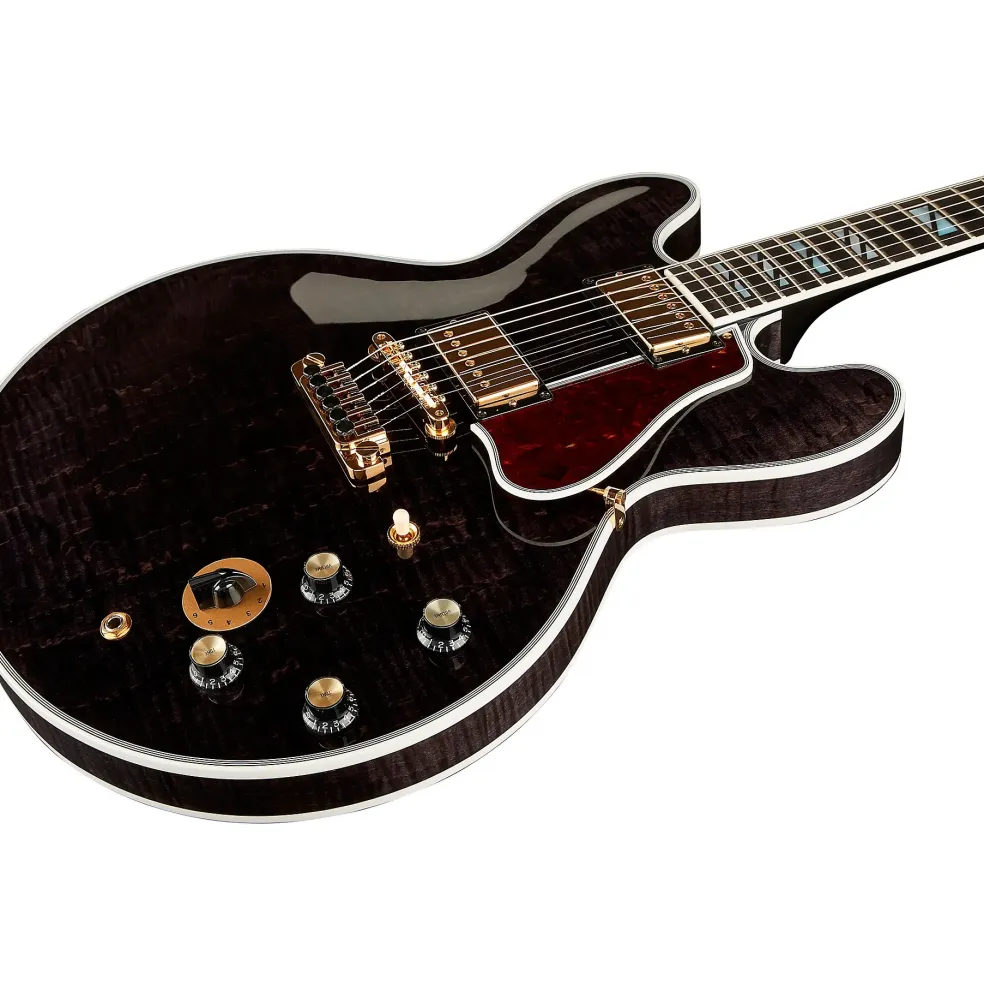 Gibson Custom B.B. King Lucille Legacy Semi-Hollow Electric Guitar Transparent Ebony