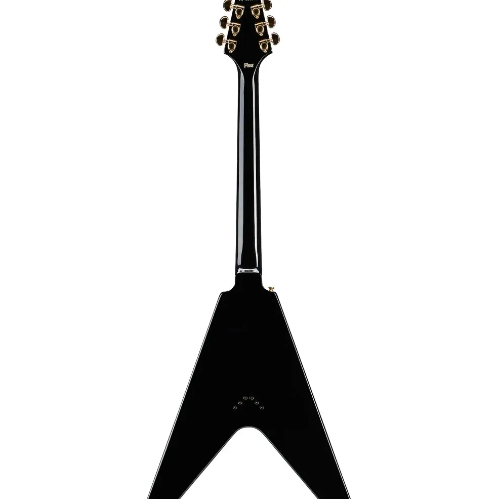 Gibson Custom Flying V Custom Electric Guitar Ebony