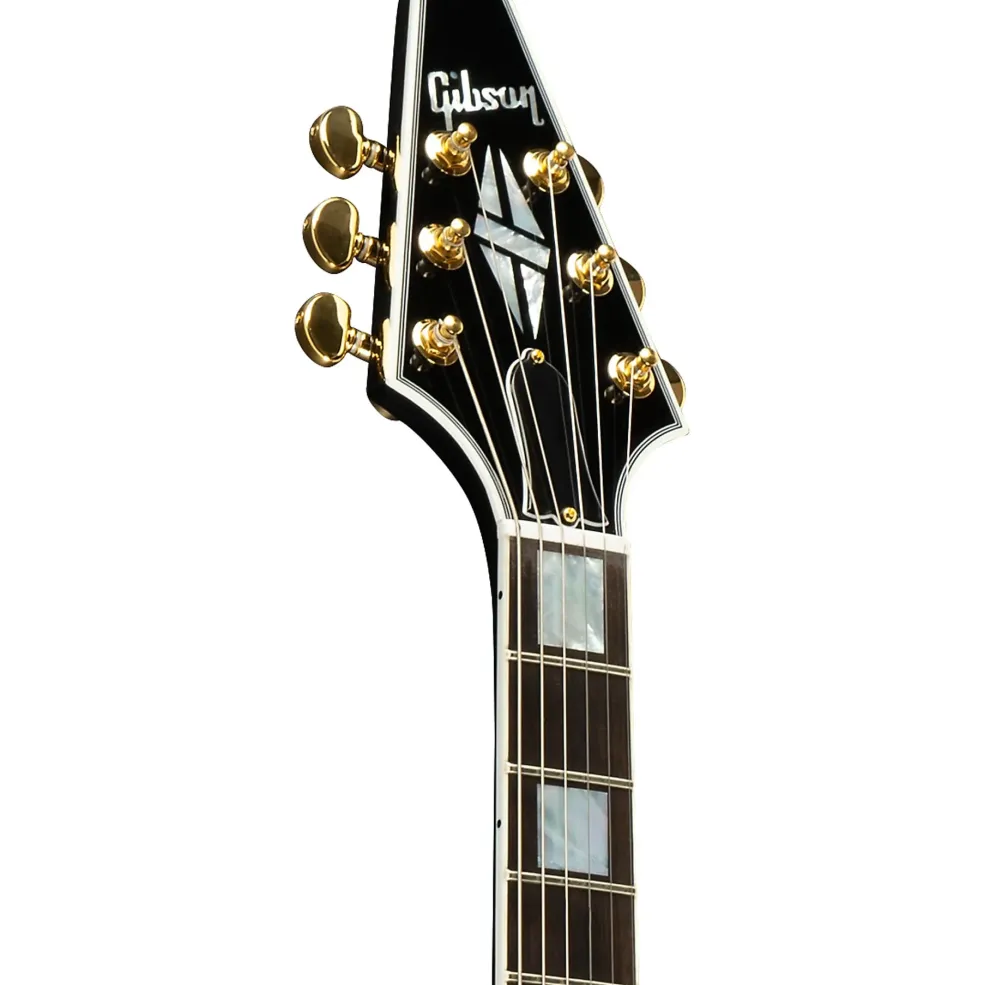 Gibson Custom Flying V Custom Electric Guitar Ebony