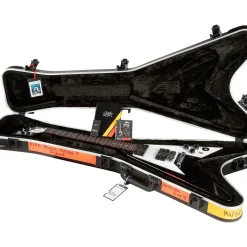 Gibson Custom Kirk Hammett 1979 Flying V Electric Guitar Ebony