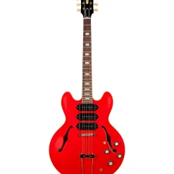 Gibson Custom M2M 1964 ES-335 Figured P-90 VOS Semi-Hollow Electric Guitar Transparent Cherry