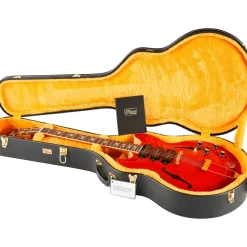 Gibson Custom M2M 1964 ES-335 Figured P-90 VOS Semi-Hollow Electric Guitar Transparent Cherry