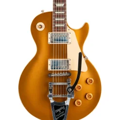 Gibson Custom Murphy Lab '57 Les Paul All-Gold Light Aged With Bigsby Electric Guitar Gold Top