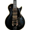 Gibson Custom Murphy Lab 1957 Les Paul Custom Reissue 3-Pickup Bigsby Light Aged Electric Guitar Ebony