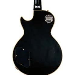 Gibson Custom Murphy Lab 1957 Les Paul Custom Reissue 3-Pickup Bigsby Light Aged Electric Guitar Ebony
