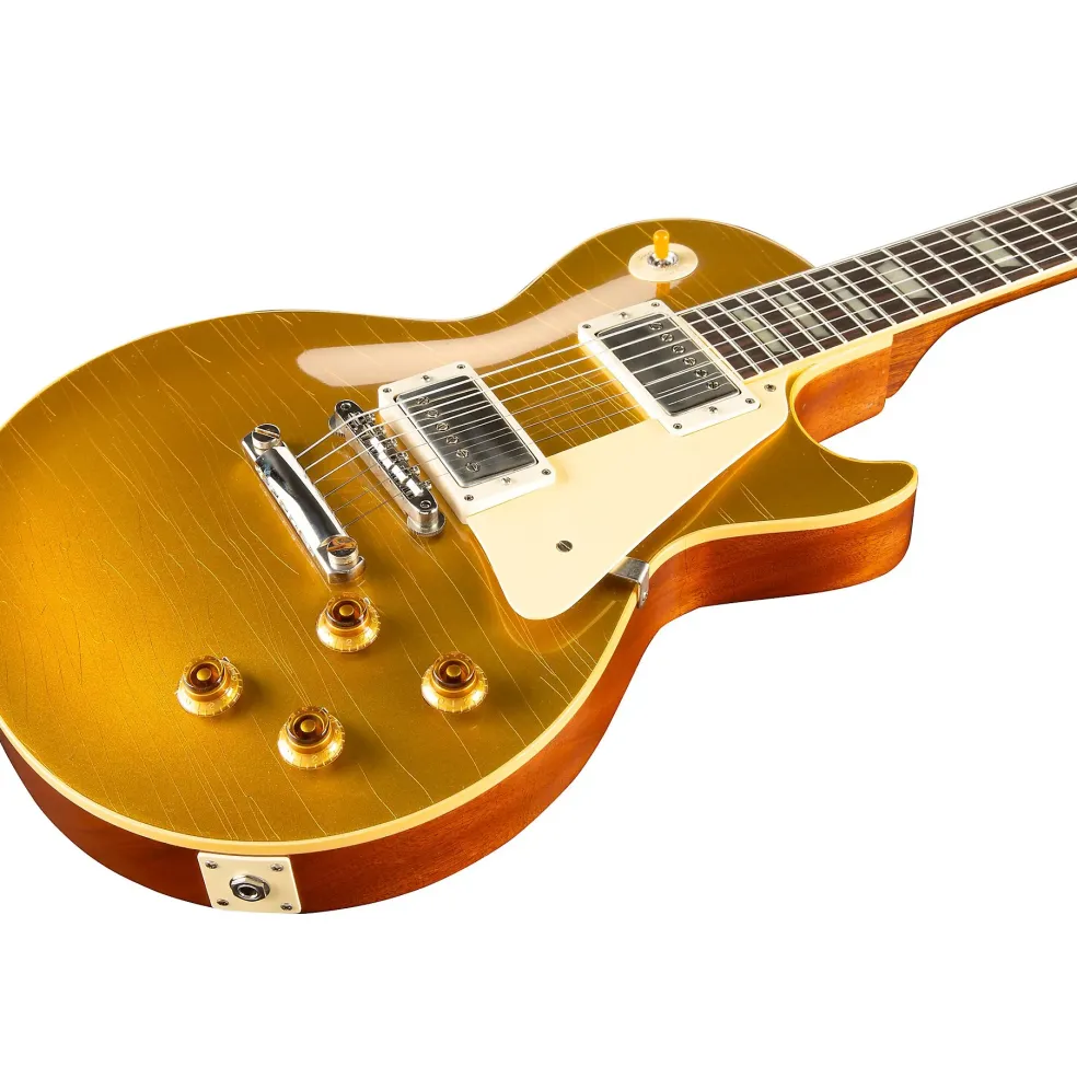 Gibson Custom Murphy Lab 1957 Les Paul Goldtop Reissue Ultra Light Aged Electric Guitar Double Gold