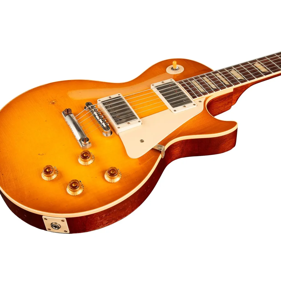 Gibson Custom Murphy Lab 1958 Les Paul Standard Reissue Heavy Aged Electric Guitar Lemon Burst