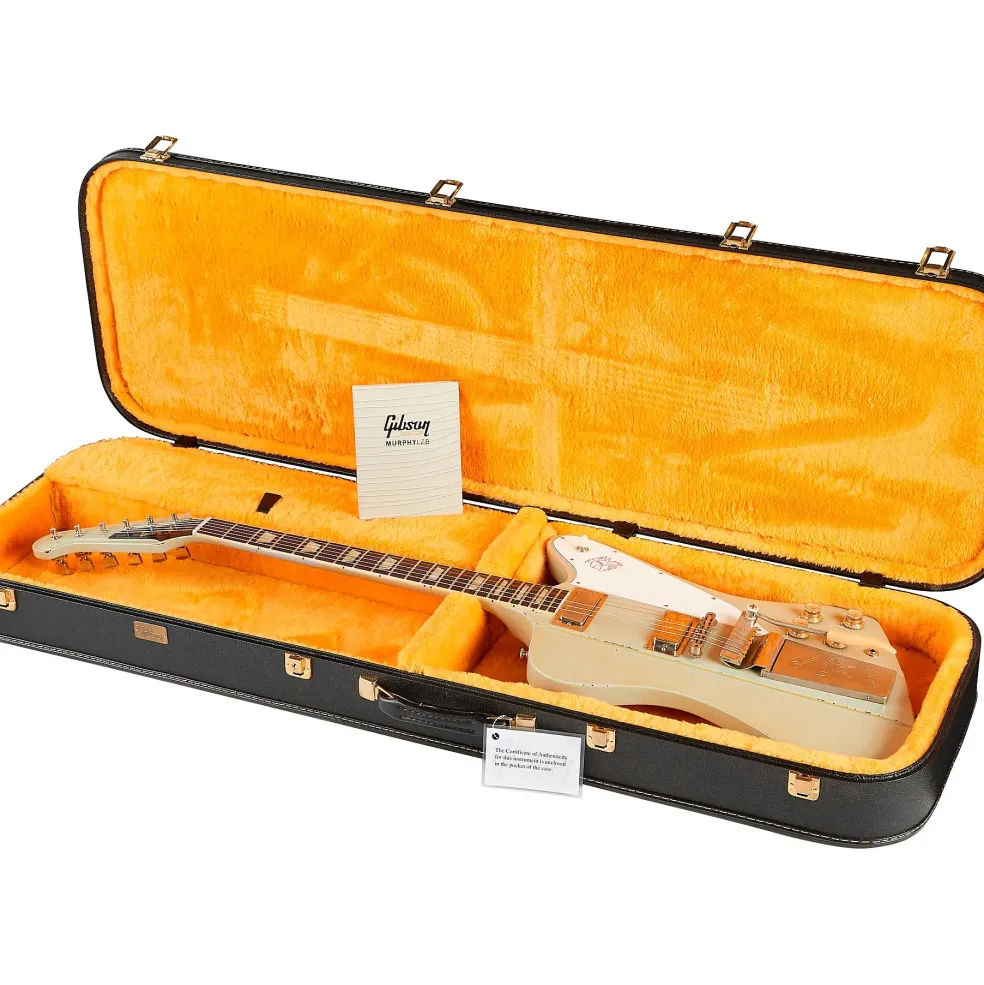 Gibson Custom Murphy Lab 1958 Les Paul Standard Reissue Light Aged Electric Guitar Lemon Burst