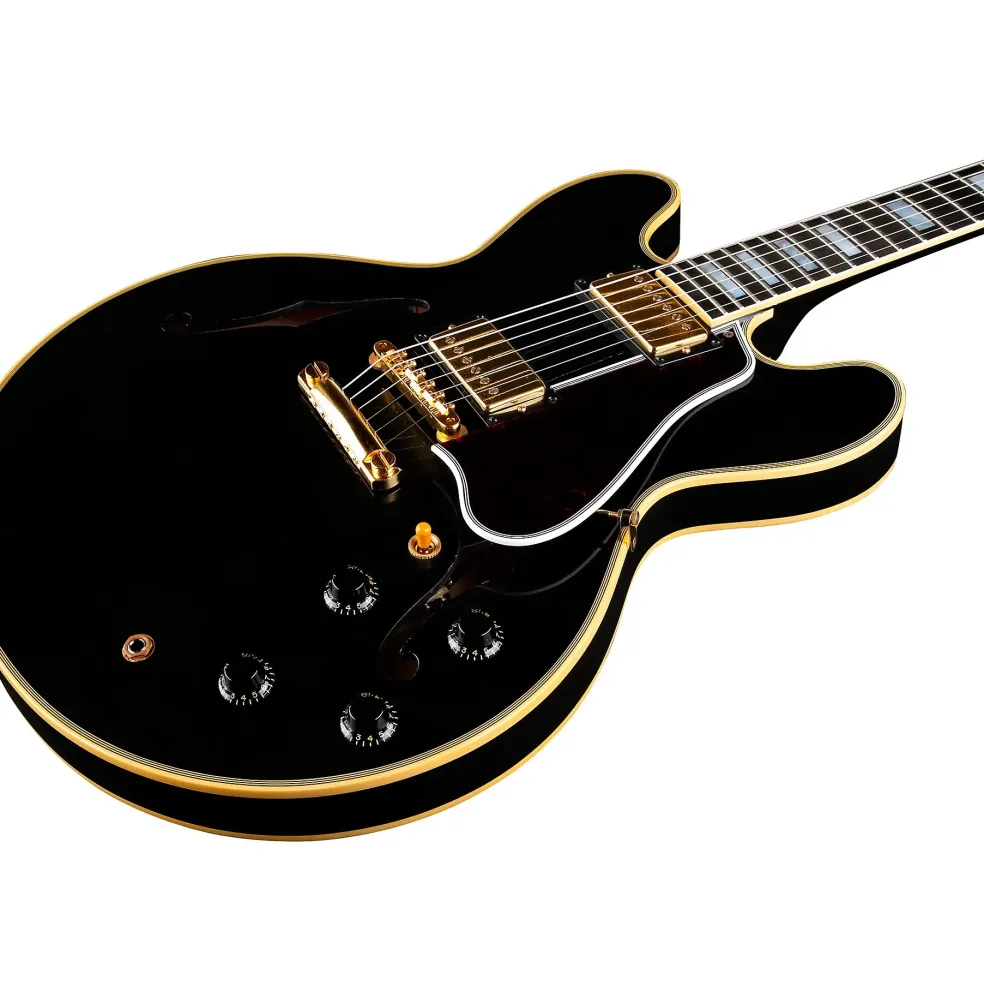 Gibson Custom Murphy Lab 1959 ES-355 Reissue Ultra Light Aged Semi-Hollow Electric Guitar Ebony