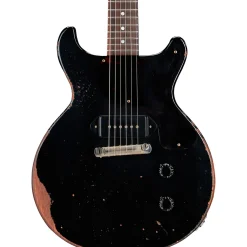 Gibson Custom Murphy Lab 1960 Les Paul Junior Double-Cut Reissue Ultra Heavy Aged Electric Guitar Ebony