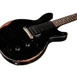 Gibson Custom Murphy Lab 1960 Les Paul Junior Double-Cut Reissue Ultra Heavy Aged Electric Guitar Ebony
