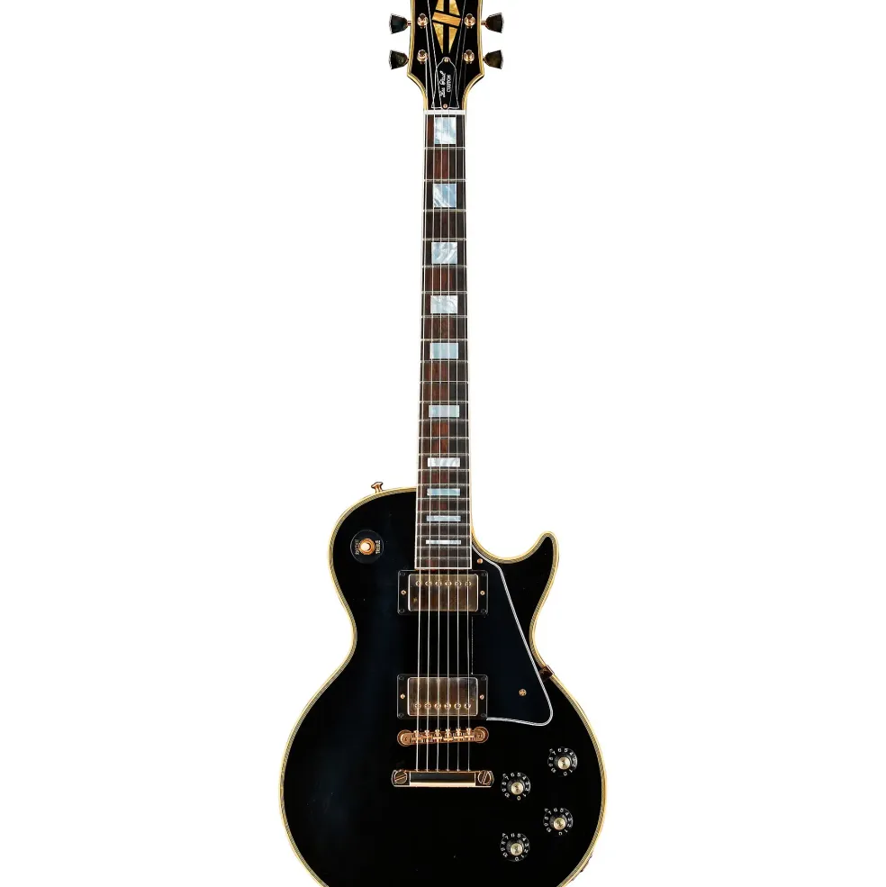 Gibson Custom Murphy Lab 1968 Les Paul Custom Reissue Ultra Light Aged Electric Guitar Ebony