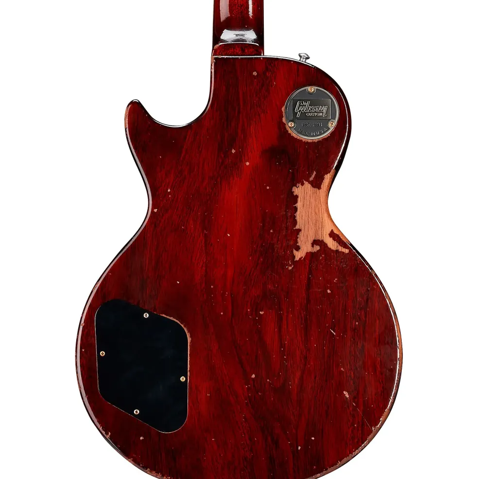 Gibson Custom Murphy Lab 1960 Les Paul Standard Reissue Heavy Aged Electric Guitar Tangerine Burst