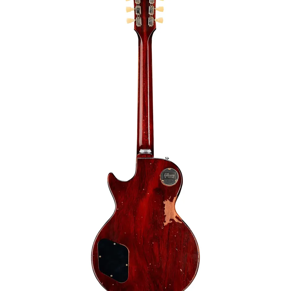 Gibson Custom Murphy Lab 1960 Les Paul Standard Reissue Heavy Aged Electric Guitar Tangerine Burst