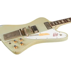Gibson Custom Murphy Lab 1963 Firebird V With Maestro Vibrola Heavy Aged Electric Guitar Antique Frost Blue