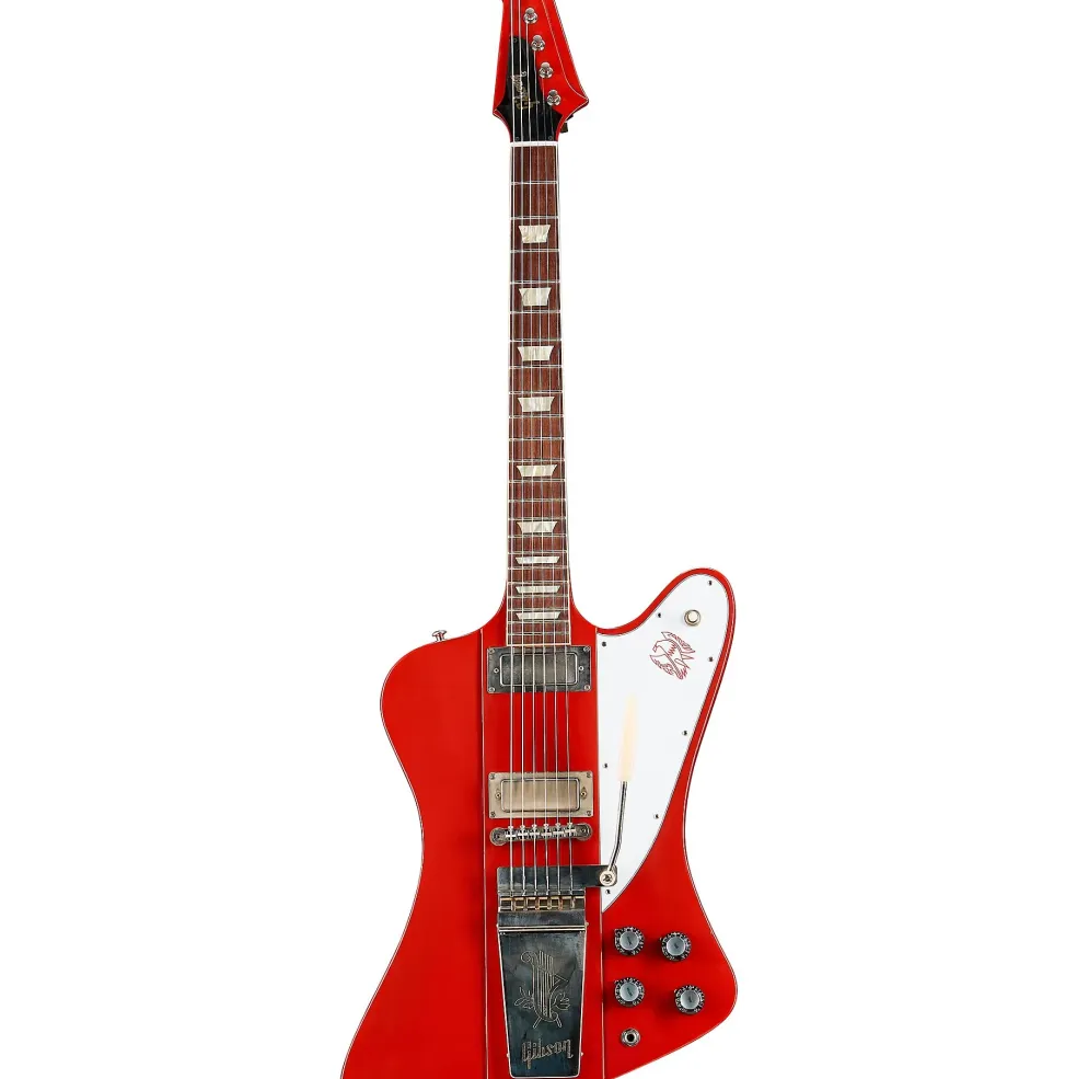 Gibson Custom Murphy Lab 1963 Firebird V With Maestro Vibrola Ultra Light Aged Electric Guitar Ember Red