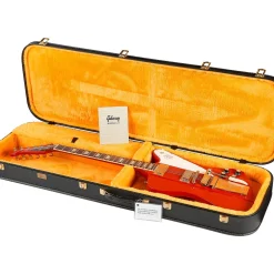 Gibson Custom Murphy Lab 1963 Firebird V With Maestro Vibrola Ultra Light Aged Electric Guitar Ember Red