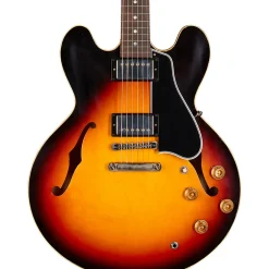 Gibson Custom Murphy Lab 1958 ES-335 Light Aged Semi-Hollow Electric Guitar Tri-Burst