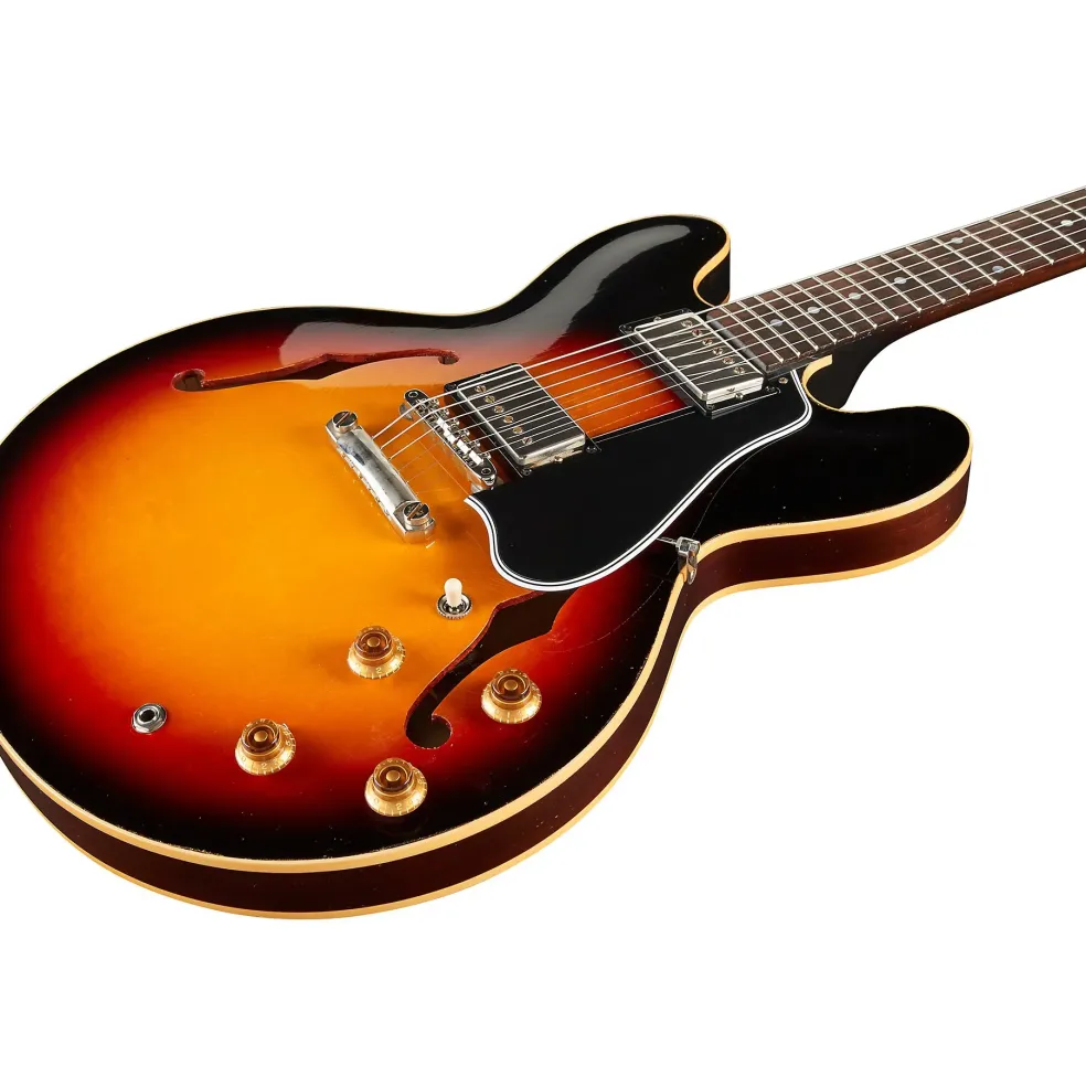 Gibson Custom Murphy Lab 1958 ES-335 Light Aged Semi-Hollow Electric Guitar Tri-Burst