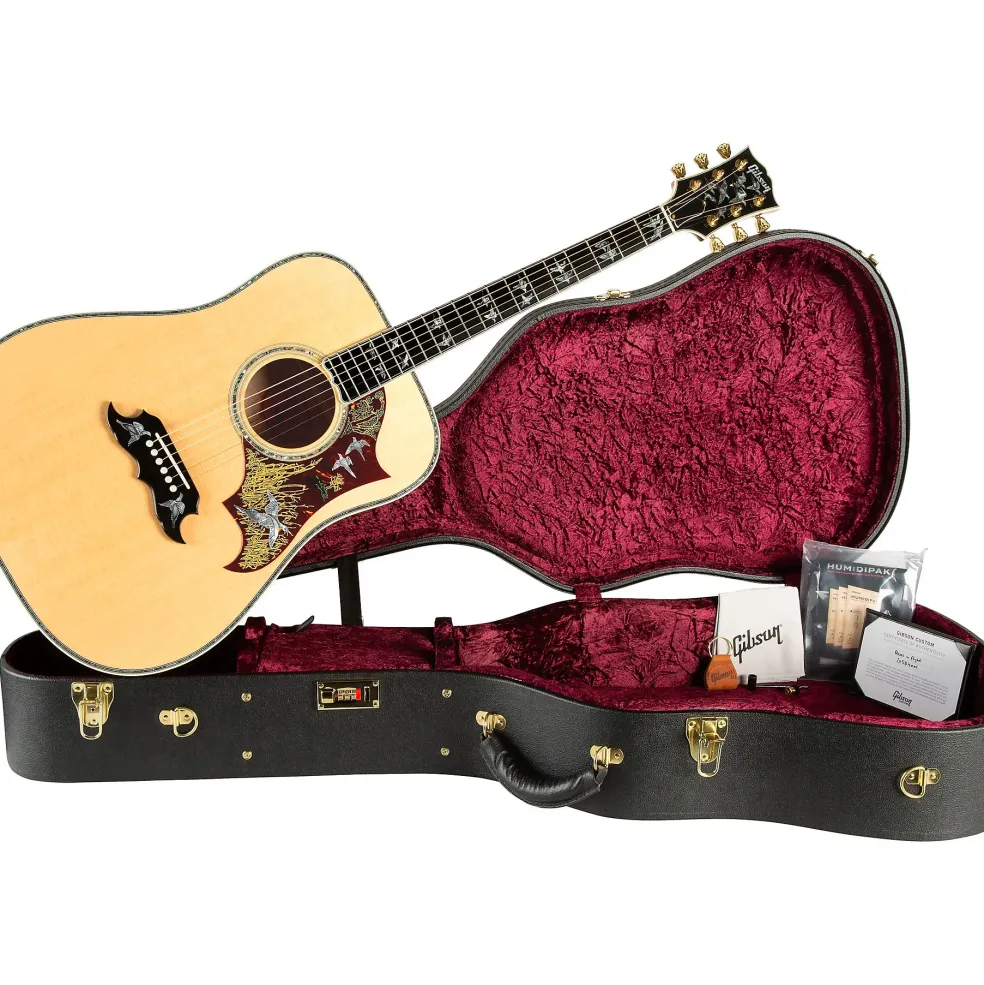 Gibson Doves In Flight Acoustic Guitar Antique Natural