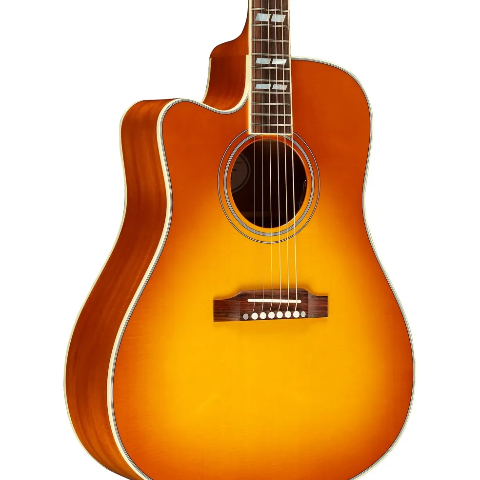 Gibson Hummingbird Standard EC Left-Handed Acoustic-Electric Guitar Heritage Cherry Sunburst