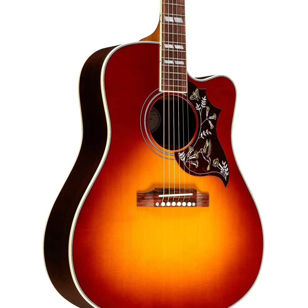 Gibson Hummingbird Standard Rosewood EC Acoustic-Electric Guitar Rosewood Burst