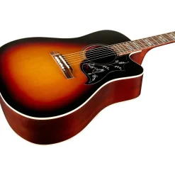 Gibson Hummingbird Studio EC Acoustic-Electric Guitar Tri-Burst Satin