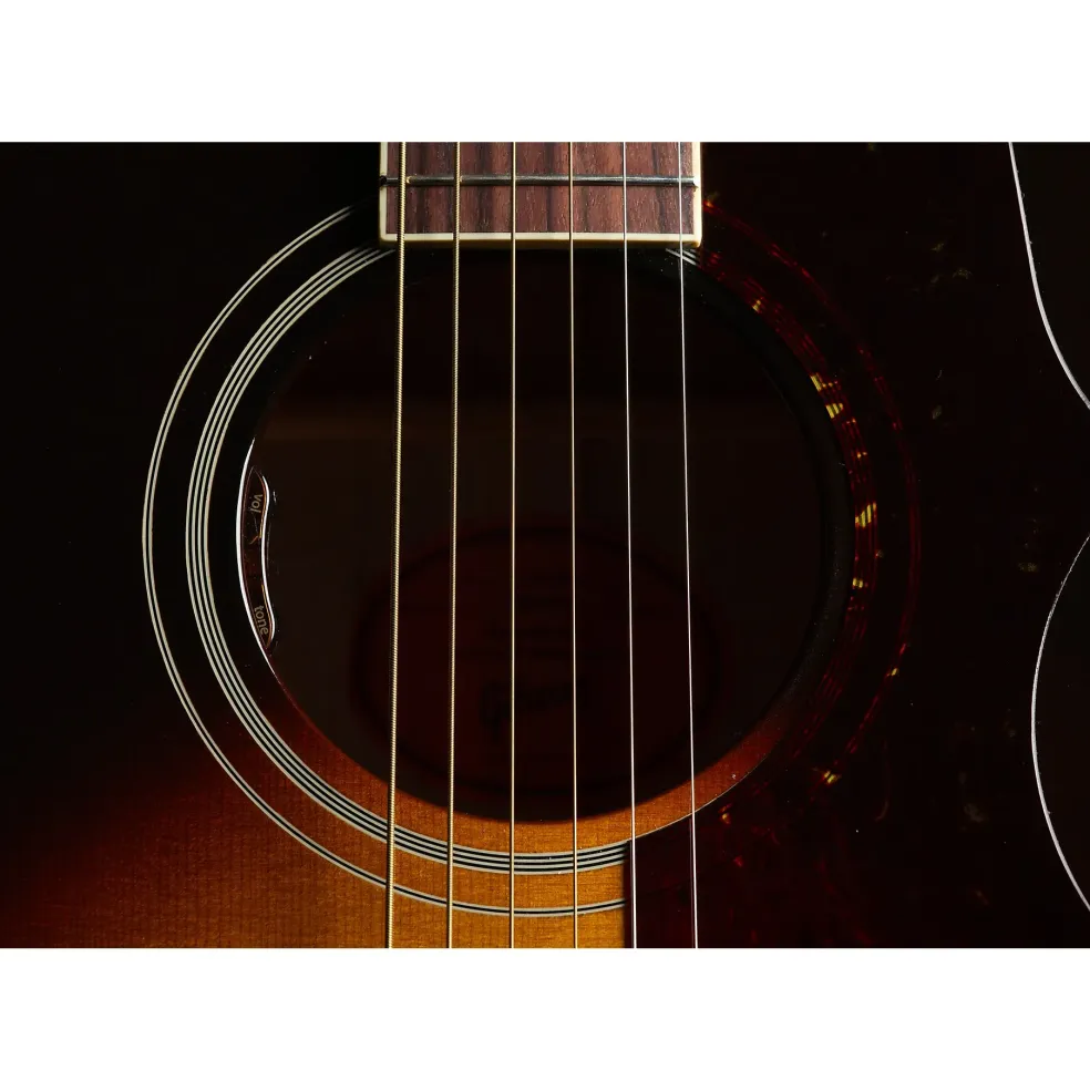 Gibson J-185 Original Acoustic-Electric Guitar Vintage Sunburst