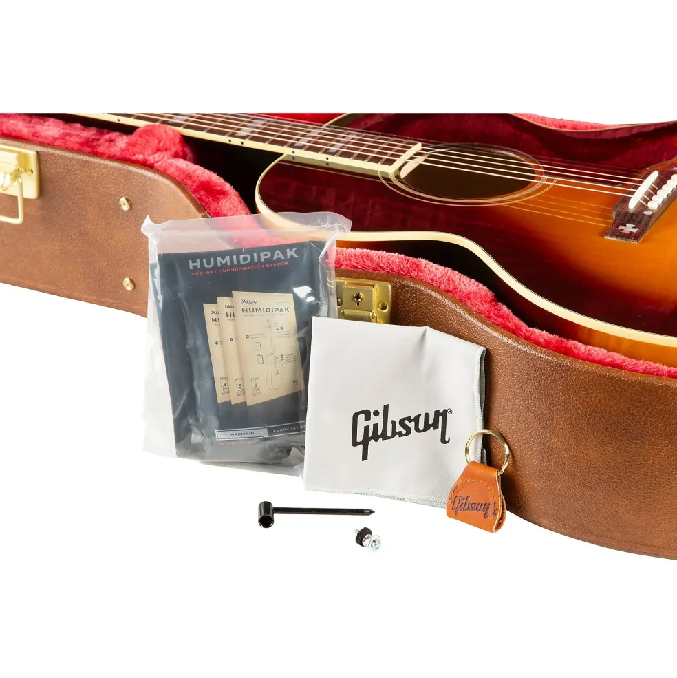 Gibson J-185 Original Acoustic-Electric Guitar Vintage Sunburst