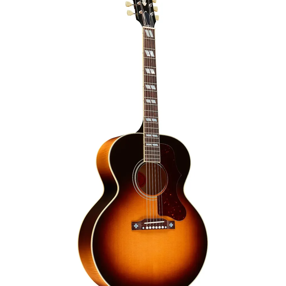 Gibson J-185 Original Acoustic-Electric Guitar Vintage Sunburst