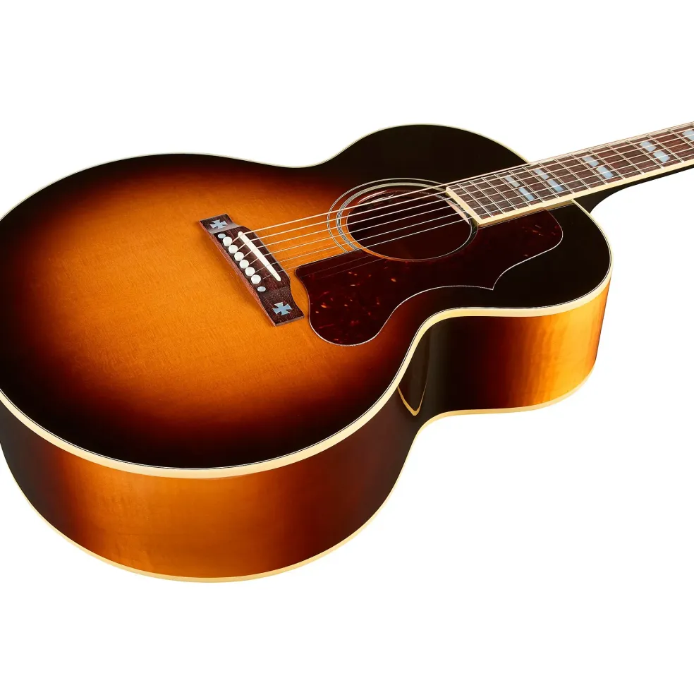 Gibson J-185 Original Acoustic-Electric Guitar Vintage Sunburst