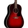 Gibson J-45 Standard Bats Limited-Edition Acoustic-Electric Guitar Blood Red Burst