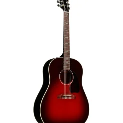 Gibson J-45 Standard Bats Limited-Edition Acoustic-Electric Guitar Blood Red Burst