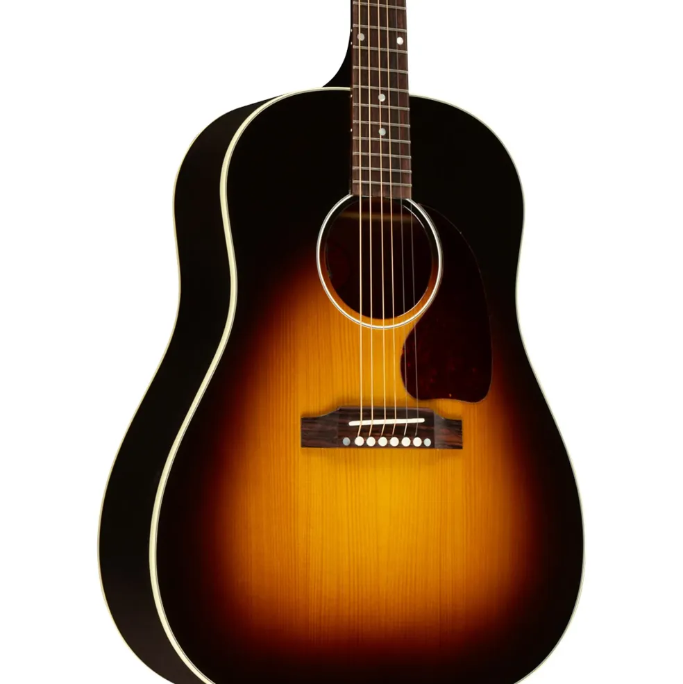 Gibson J-45 Standard Red Spruce Limited-Edition Acoustic-Electric Guitar Vintage Sunburst