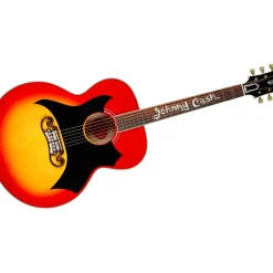 Gibson Johnny Cash SJ-200 Signature Limited-Edition Acoustic Guitar Vintage Cherry Sunburst