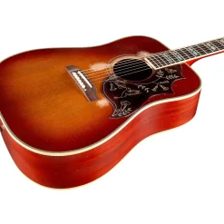 Gibson Murphy Lab 1960 Hummingbird Heavy Aged Acoustic Guitar Washed Cherry Sunburst