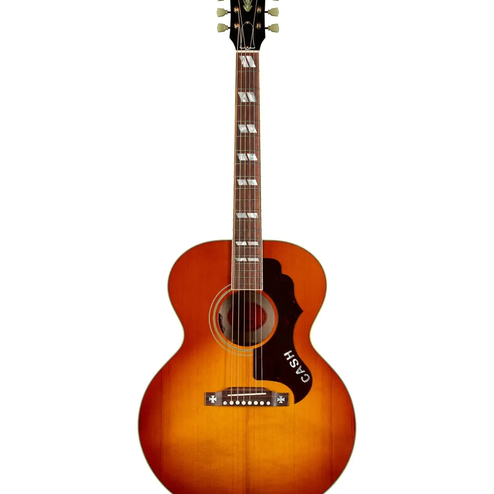 Gibson Rosanne Cash J-185 Signature Limited-Edition Acoustic-Electric Guitar Heritage Cherry Sunburst