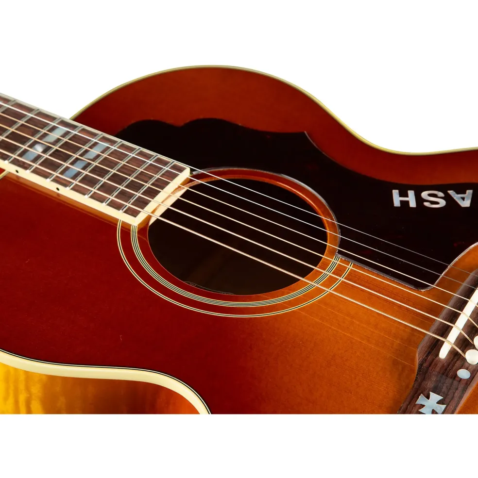 Gibson Rosanne Cash J-185 Signature Limited-Edition Acoustic-Electric Guitar Heritage Cherry Sunburst