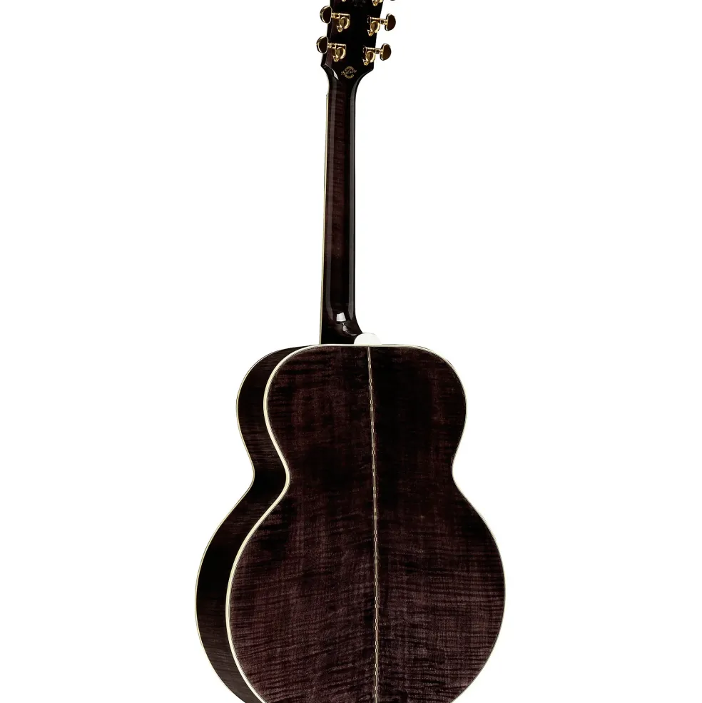 Gibson SJ-200 Standard 5A Flame Limited-Edition Acoustic-Electric Guitar Cobra Burst