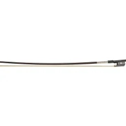Glasser Viola Bow Advanced Composite, Fully-Lined Ebony Frog, Nickel Wire Grip 12 in.