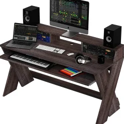 Glorious Sound Desk Pro Studio Station Walnut