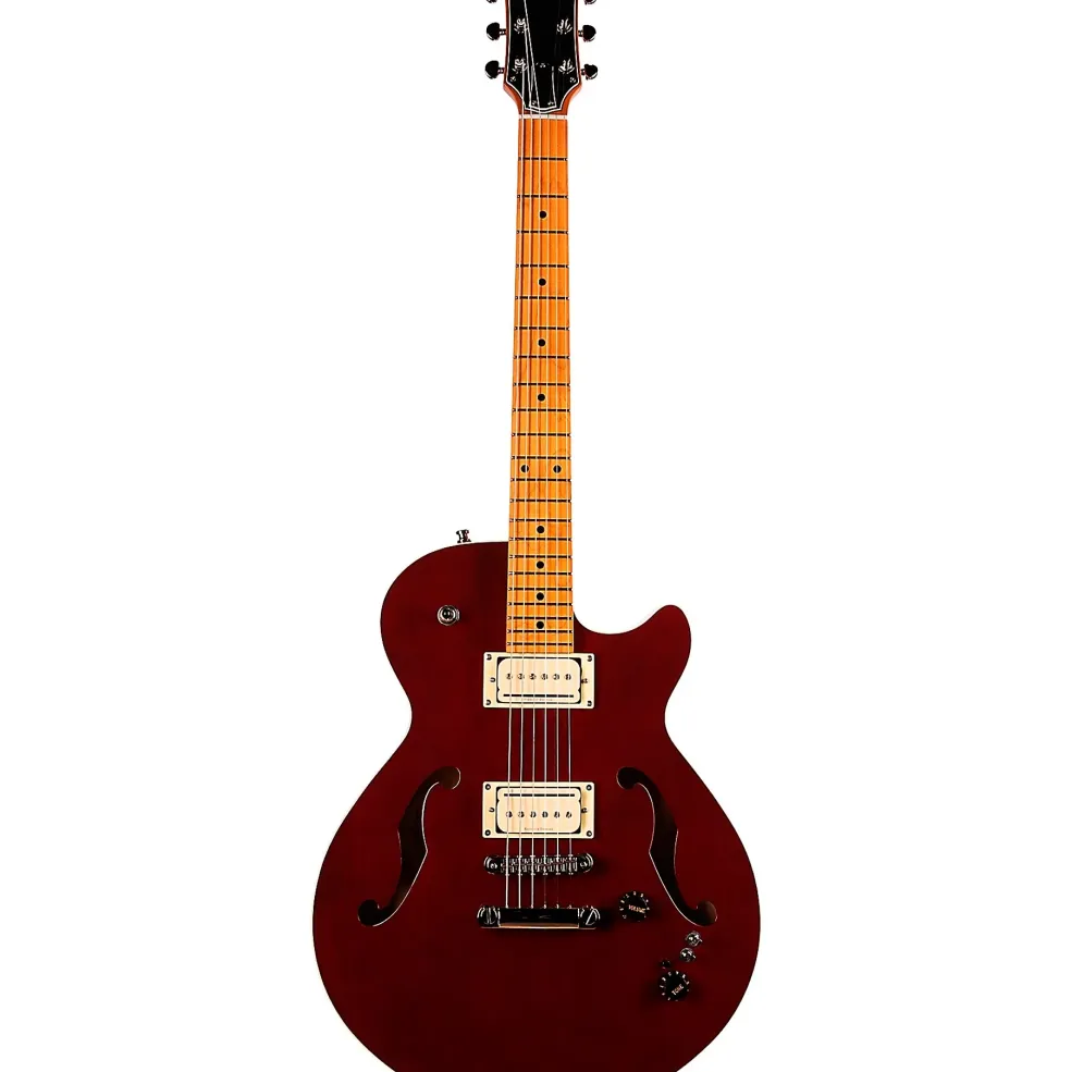 Godin Montreal Premiere Pro Hollowbody Electric Guitar Aztek Red