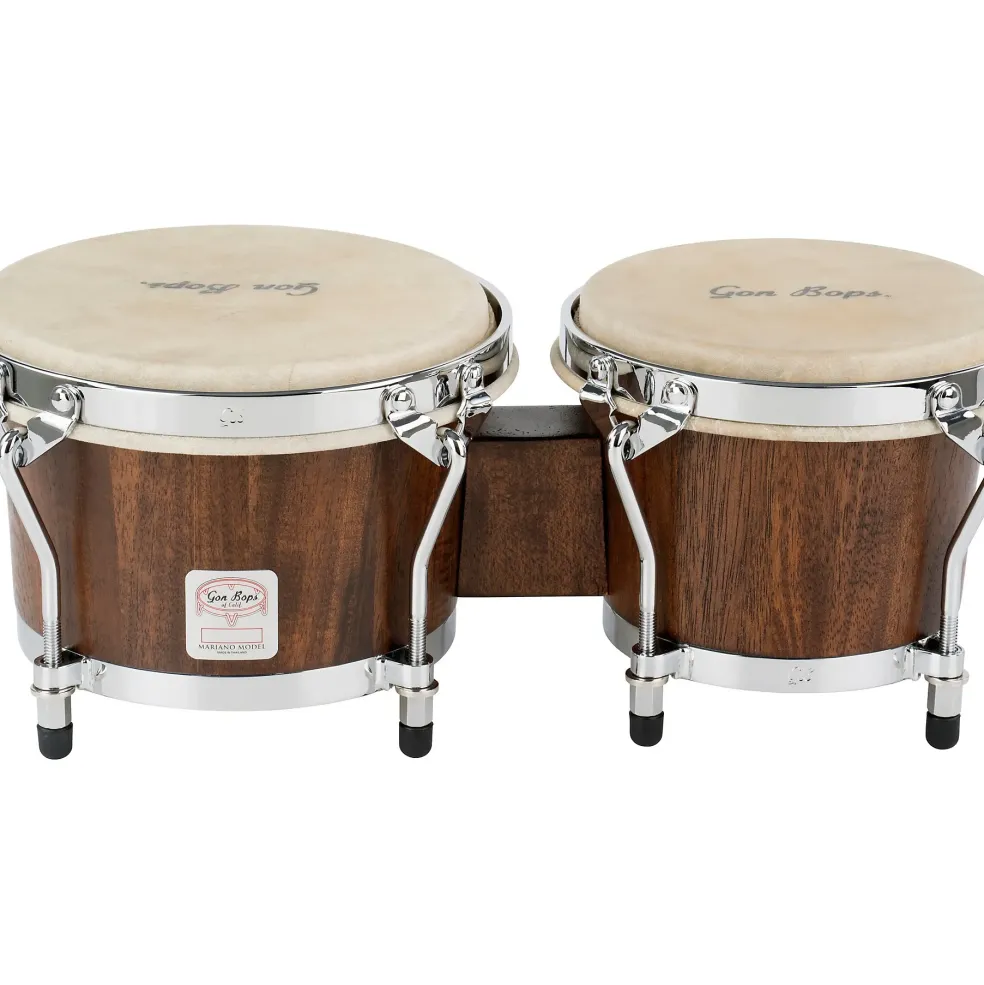 Gon Bops Mariano Bongos With Chrome Hardware 7 and 8.5 in.
