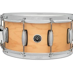 Gretsch Drums Brooklyn Straight Satin Snare Drum with Lightning Throw-Off 14 x 6.5 in. Natural