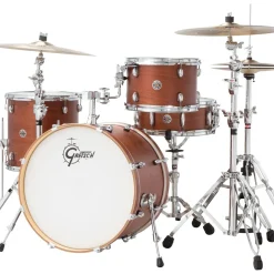 Gretsch Drums Catalina Club Classic 4-Piece Shell Pack With 20" Bass Drum Satin Walnut Glaze