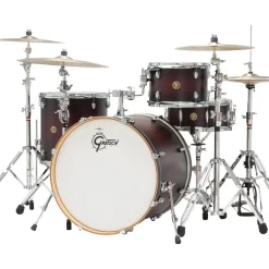Gretsch Drums Catalina Maple 4-Piece Shell Pack with 22" Bass Drum Satin Deep Cherry Burst