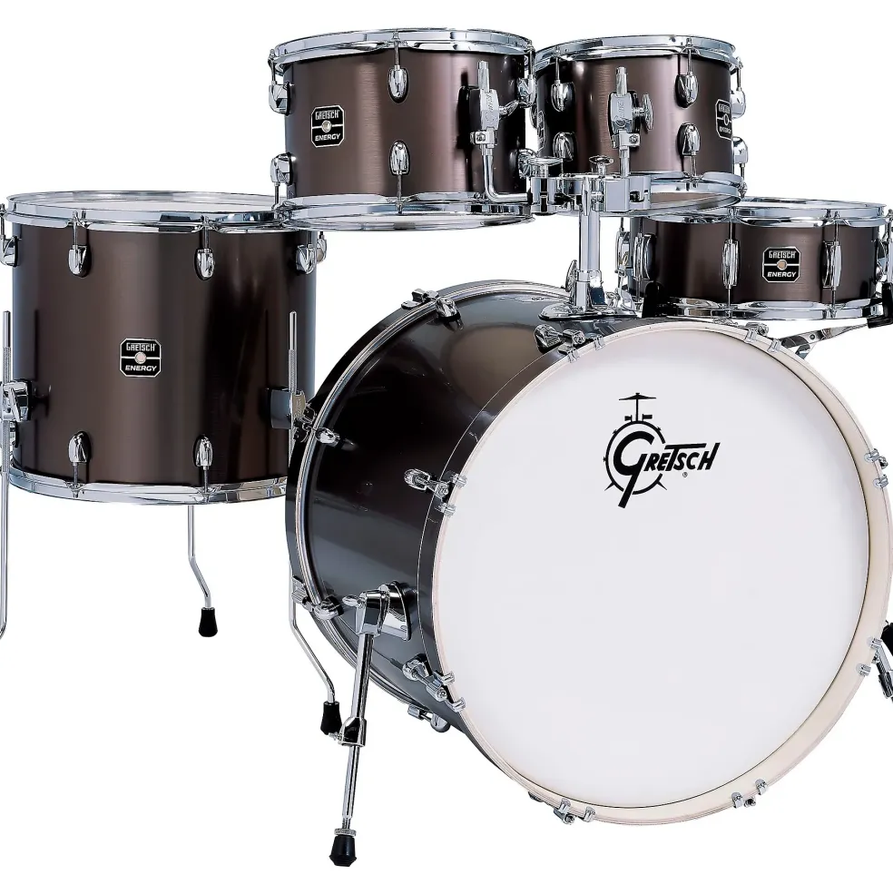 Gretsch Drums Energy 5-Piece Shell Pack Grey Steel